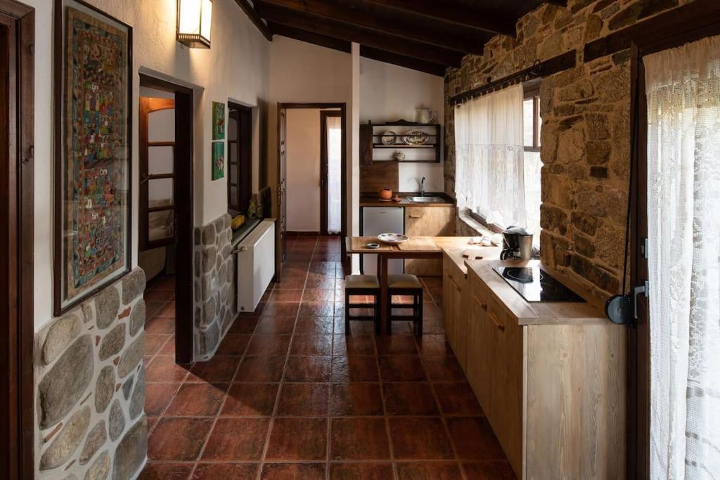 Traditionelles Appartement Athos Shadow Am Meer Paralia Sikias Exterior foto