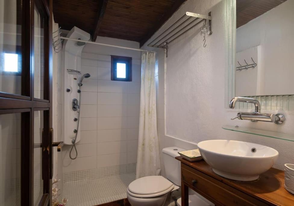 Traditionelles Appartement Athos Shadow Am Meer Paralia Sikias Exterior foto