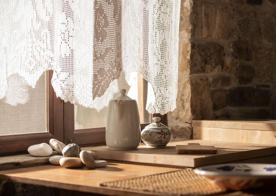 Traditionelles Appartement Athos Shadow Am Meer Paralia Sikias Exterior foto